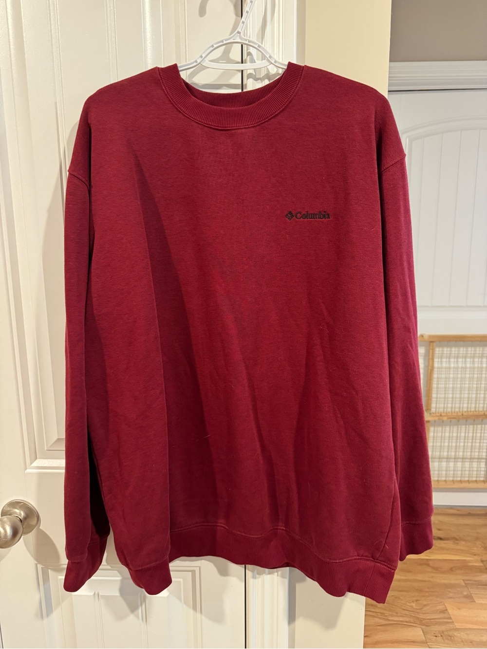 Columbia Men's Burgundy Crewneck Sweatshirt